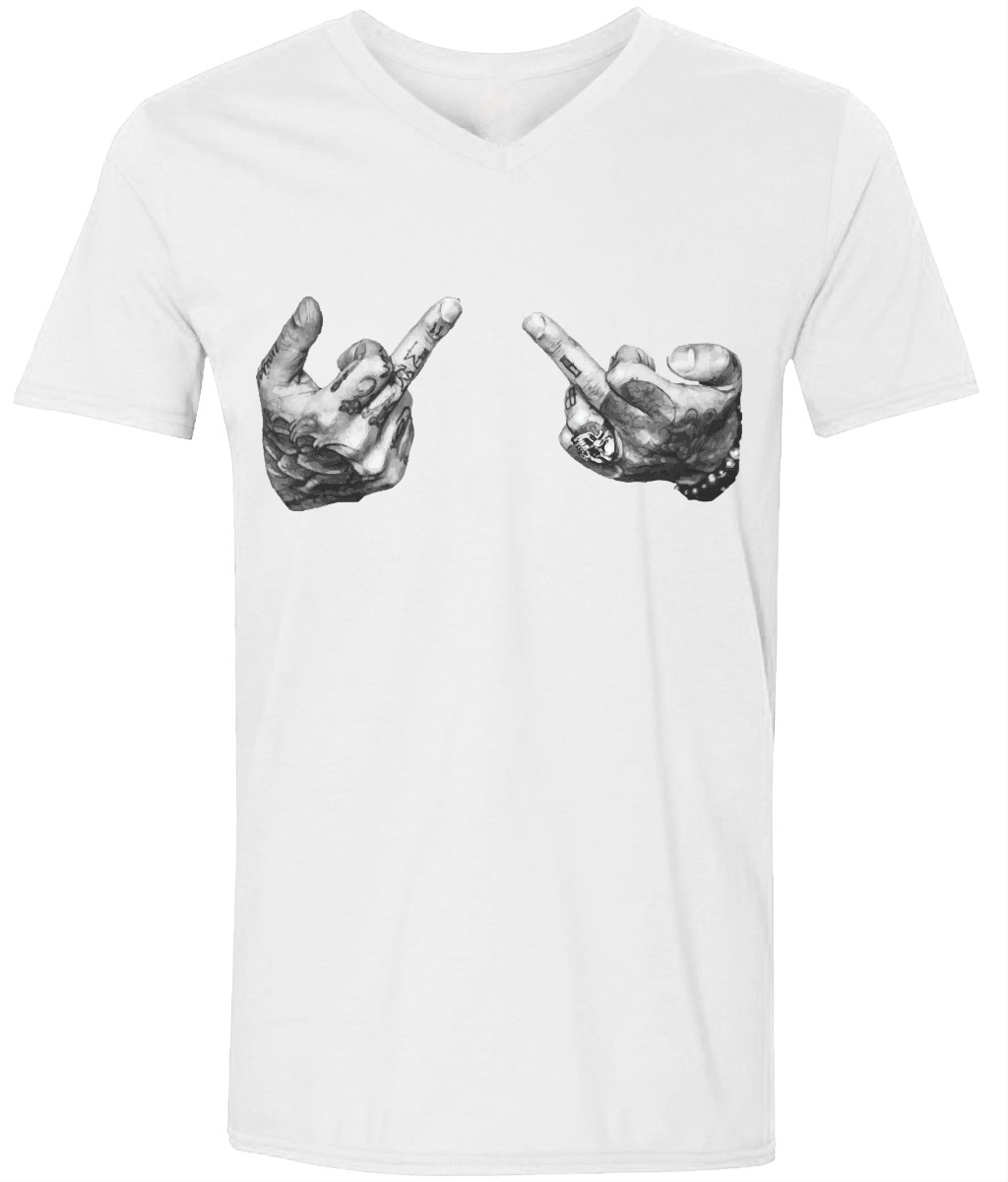 NSB Hands V Neck T